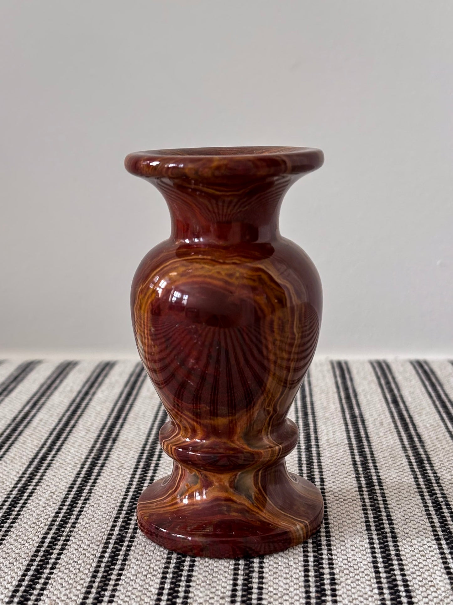 Onyx Candlestick Holder Vase