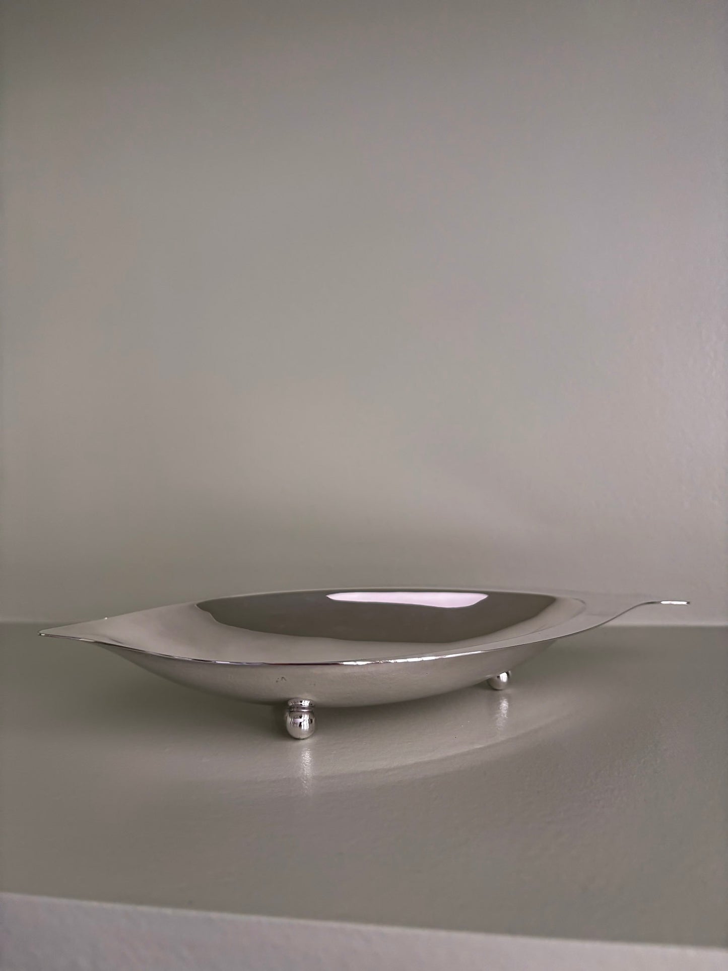 Silver-Plated Leaf Dish – Trinket Plate