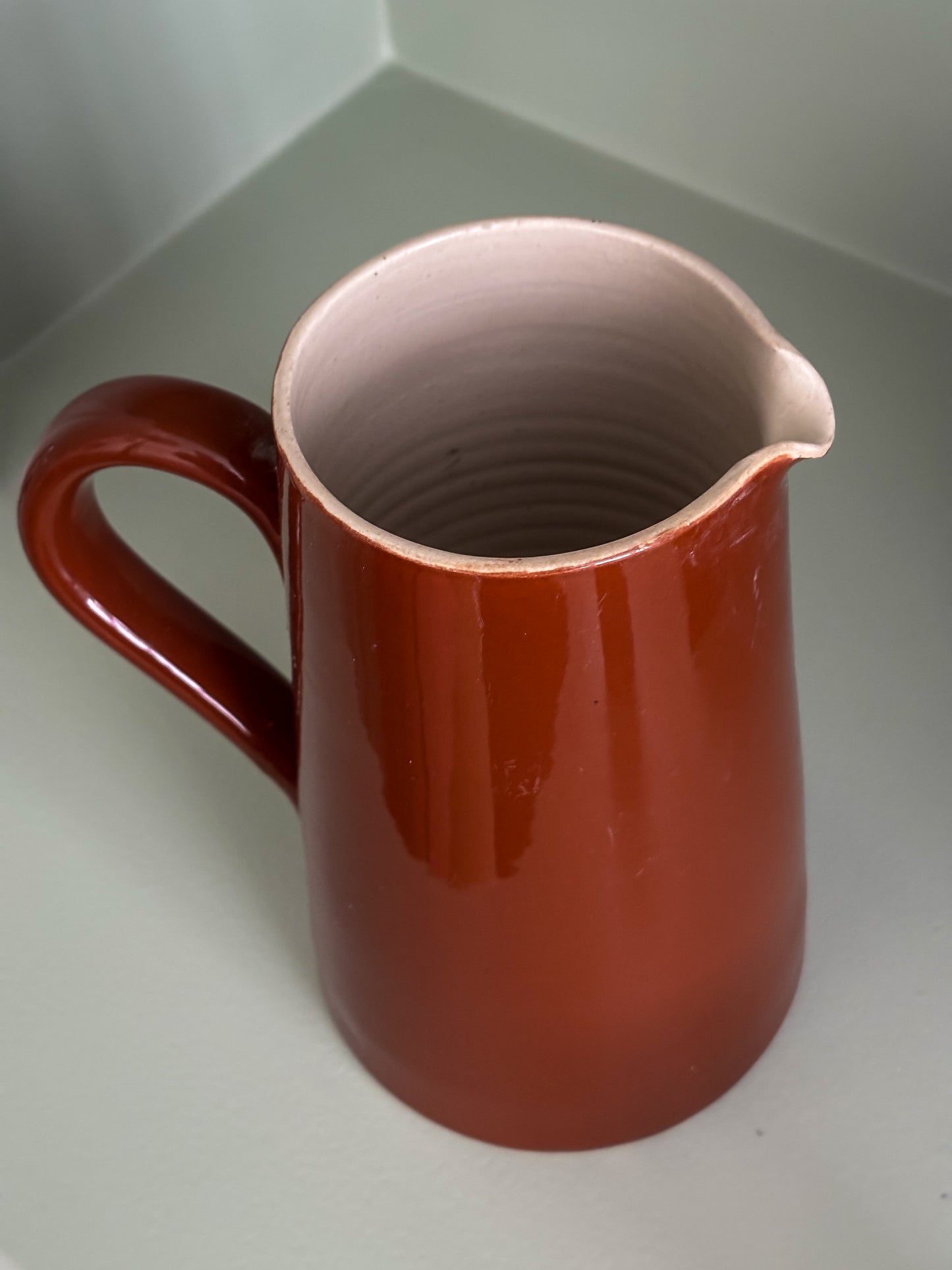 Lovatts Glazed Brown Pottery Jug