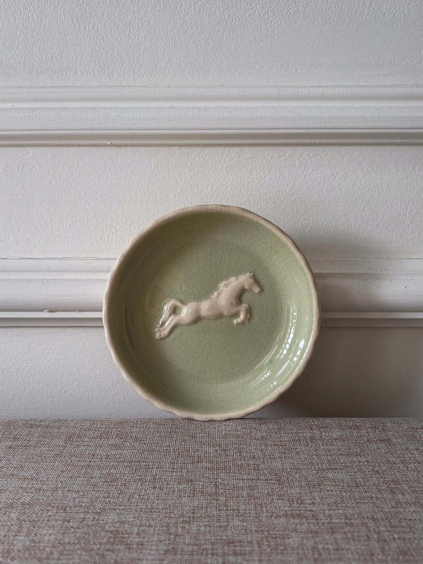 Horse Ceramic Trinket Dish
