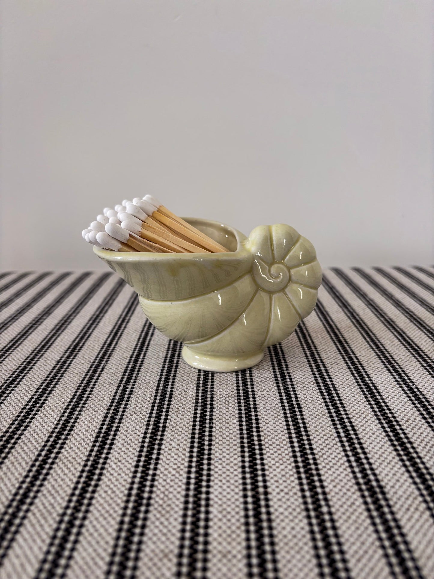 Ceramic Seashell Matchstick Holder