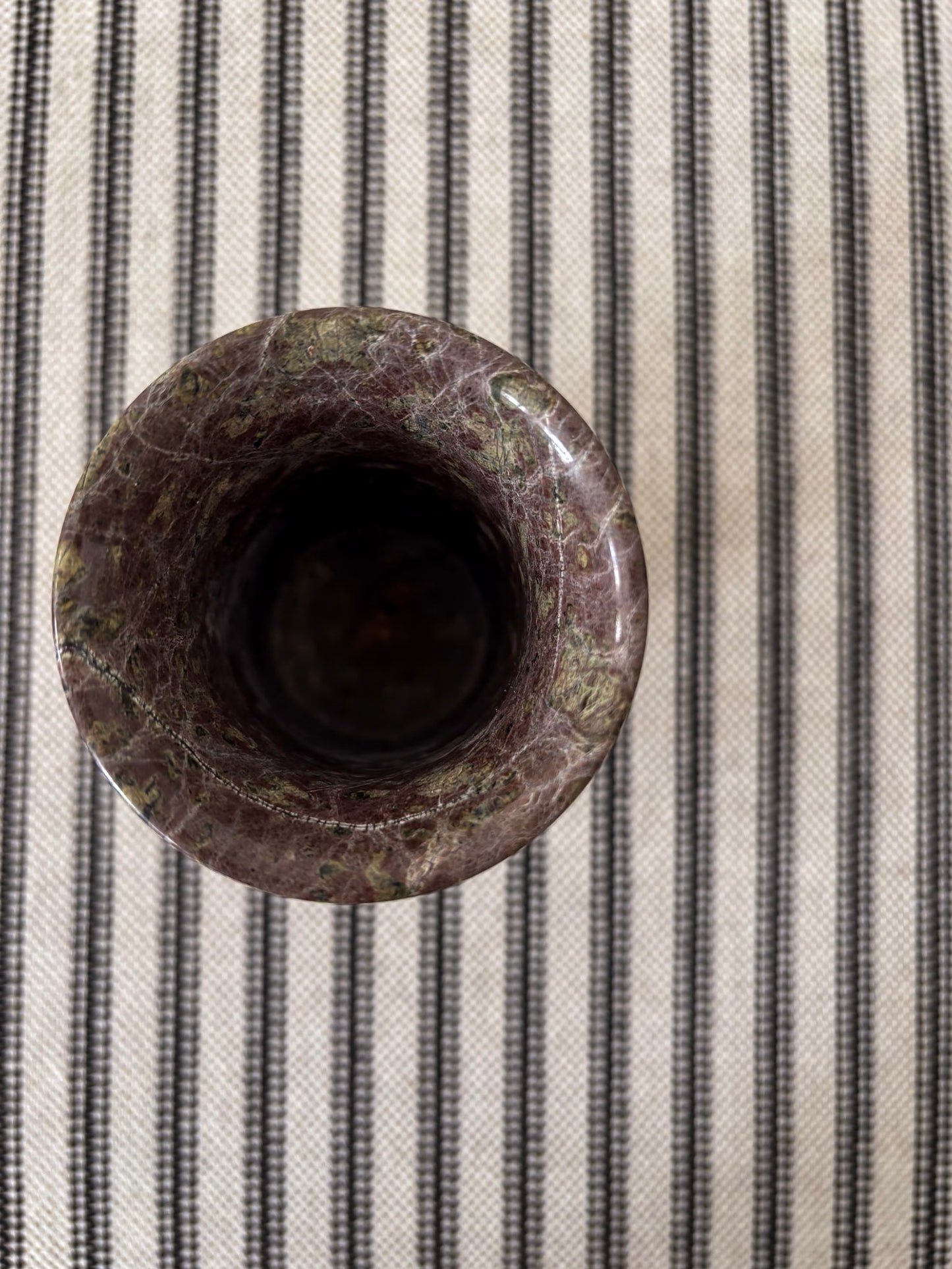 Serpentine Stone Matchstick Holder