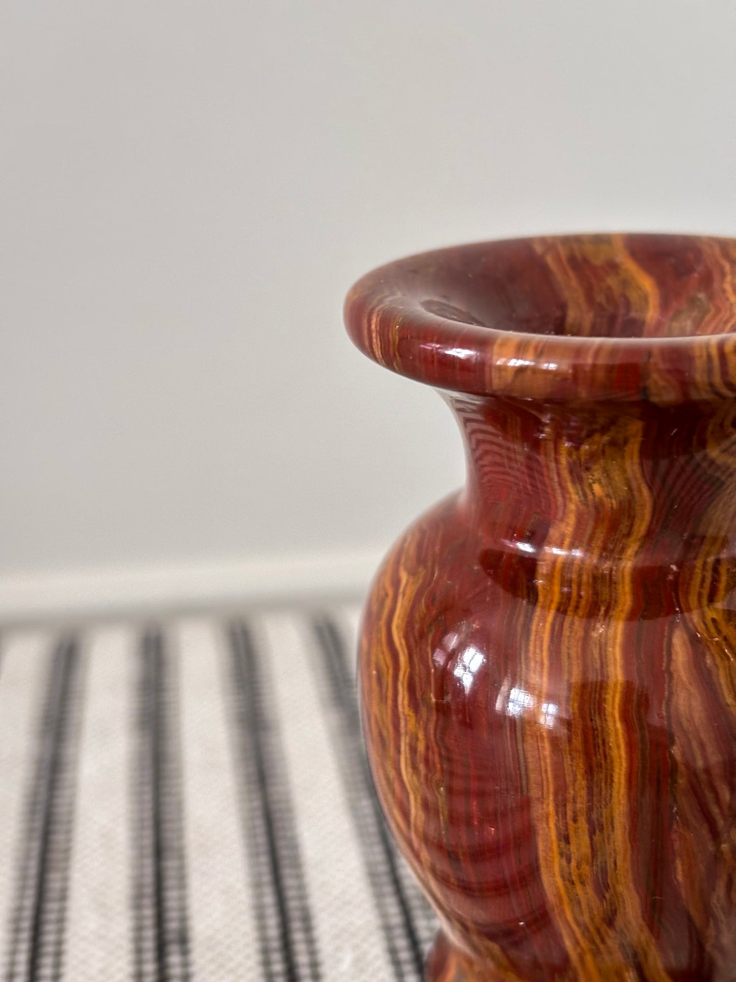Onyx Candlestick Holder Vase