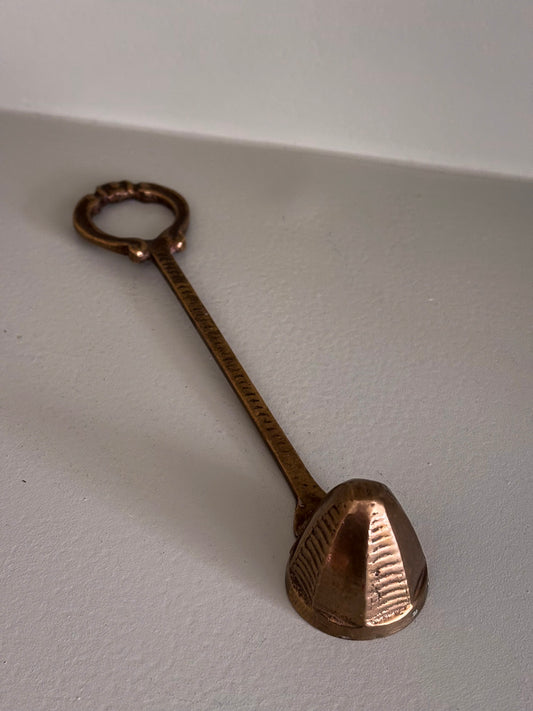 Brass Candle Snuffer with Ring Handle