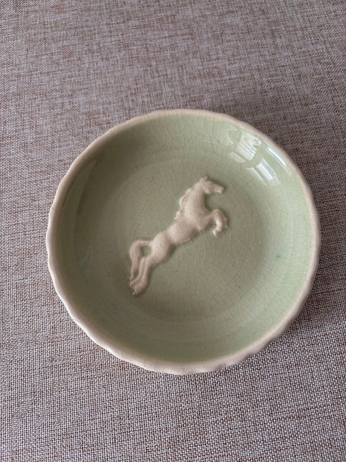 Horse Ceramic Trinket Dish