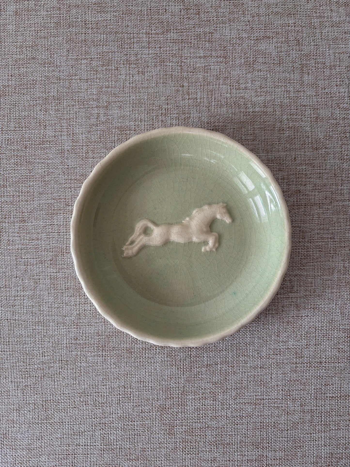 Horse Ceramic Trinket Dish