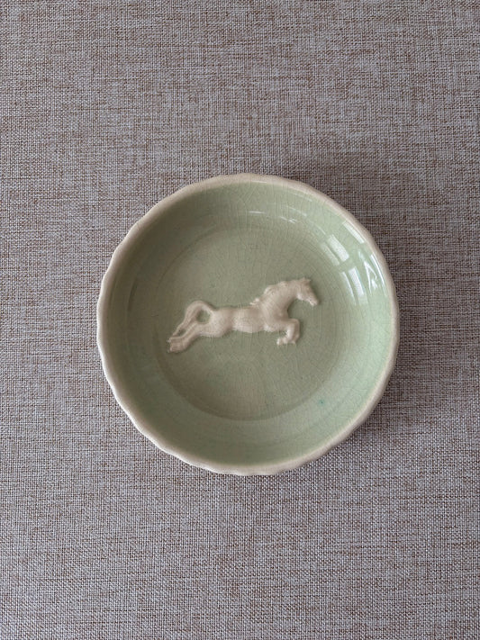 Horse Ceramic Trinket Dish
