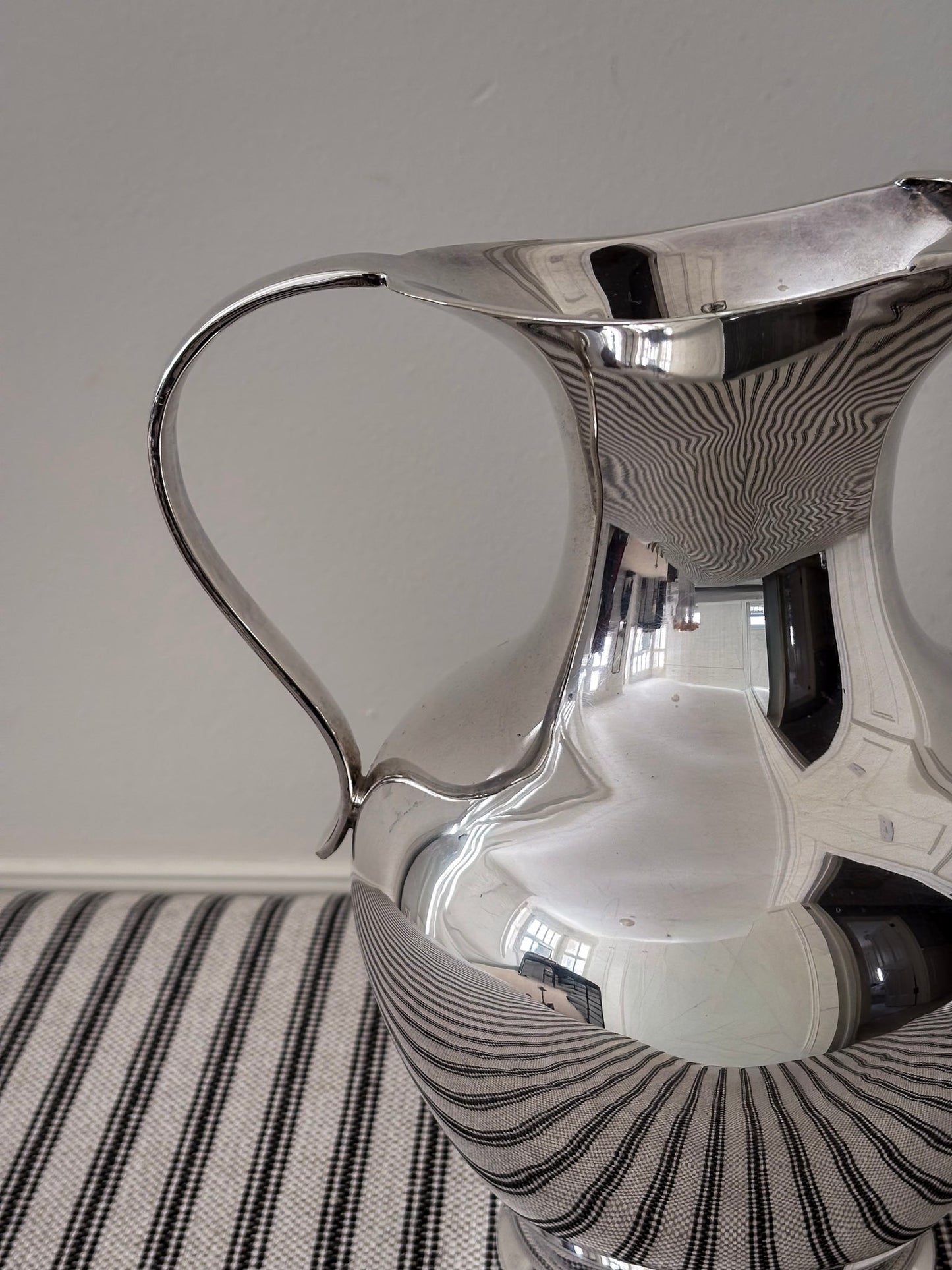 Silver-Plated Sculptural Jug