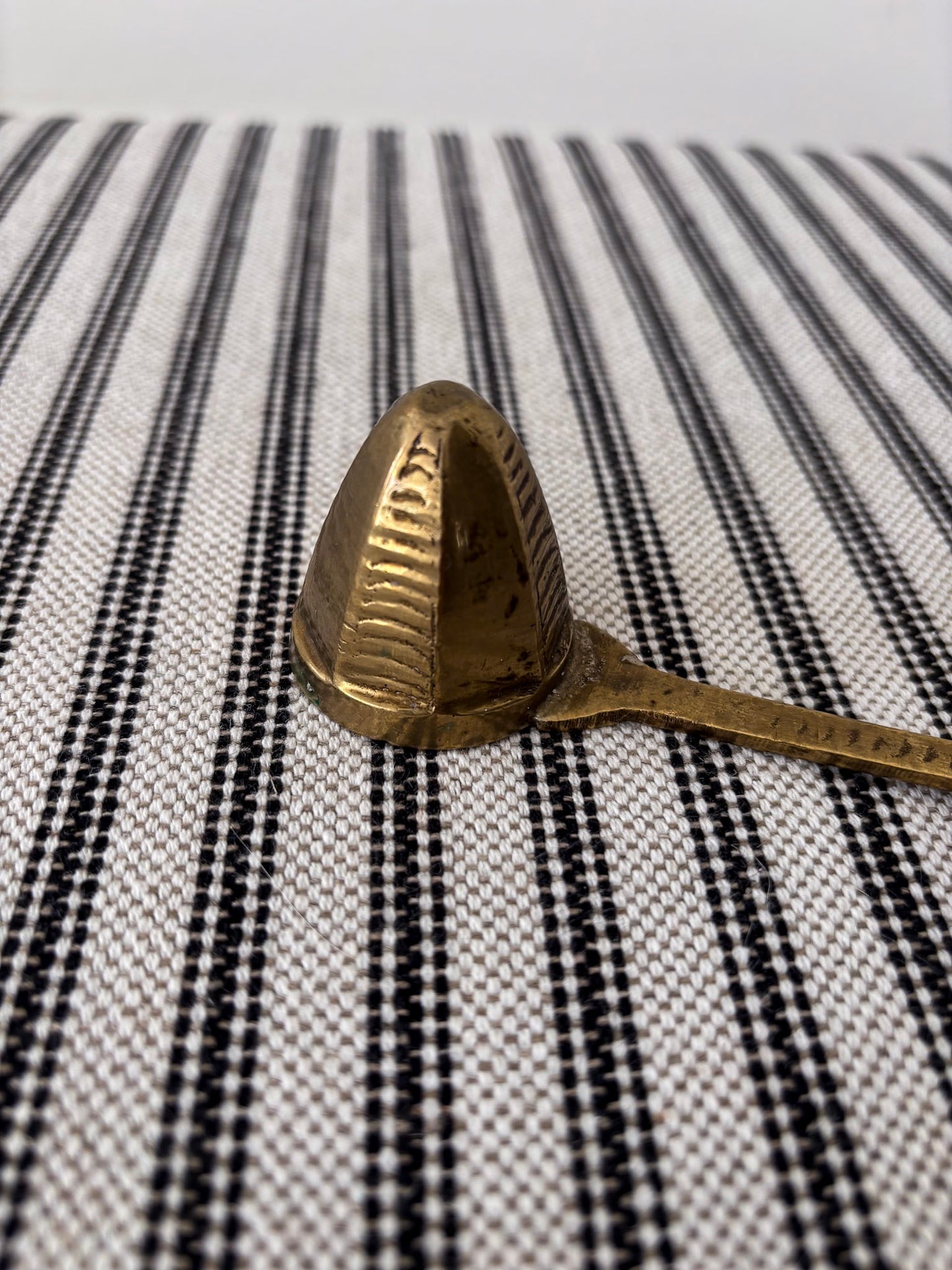 Brass Candle Snuffer with Ring Handle