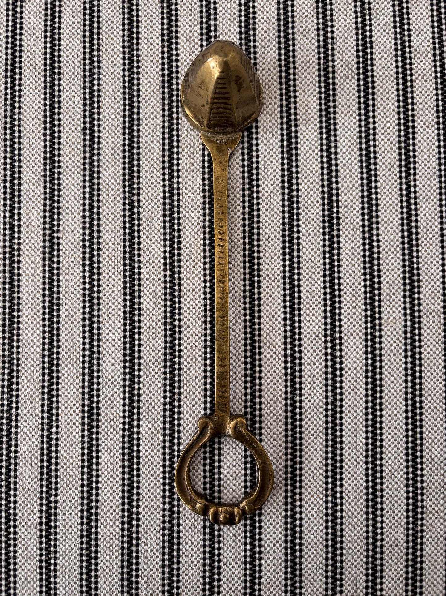 Brass Candle Snuffer with Ring Handle