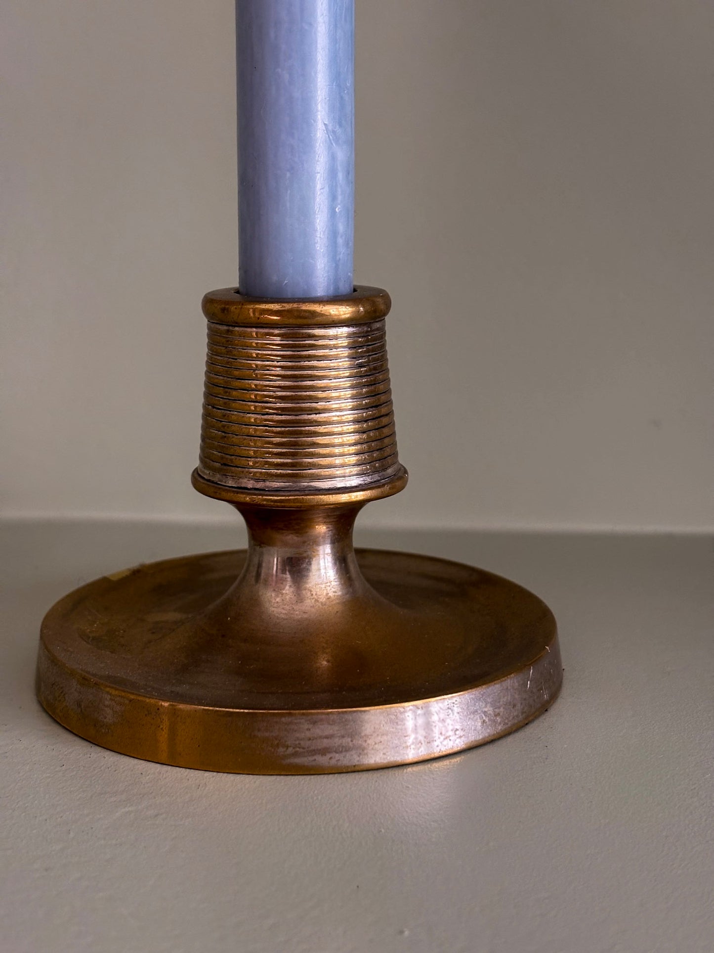 Brass Match Striker Candlestick