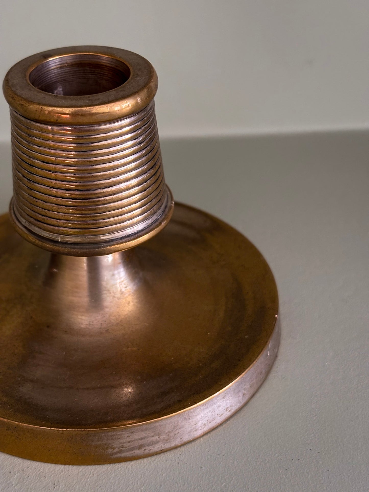 Brass Match Striker Candlestick