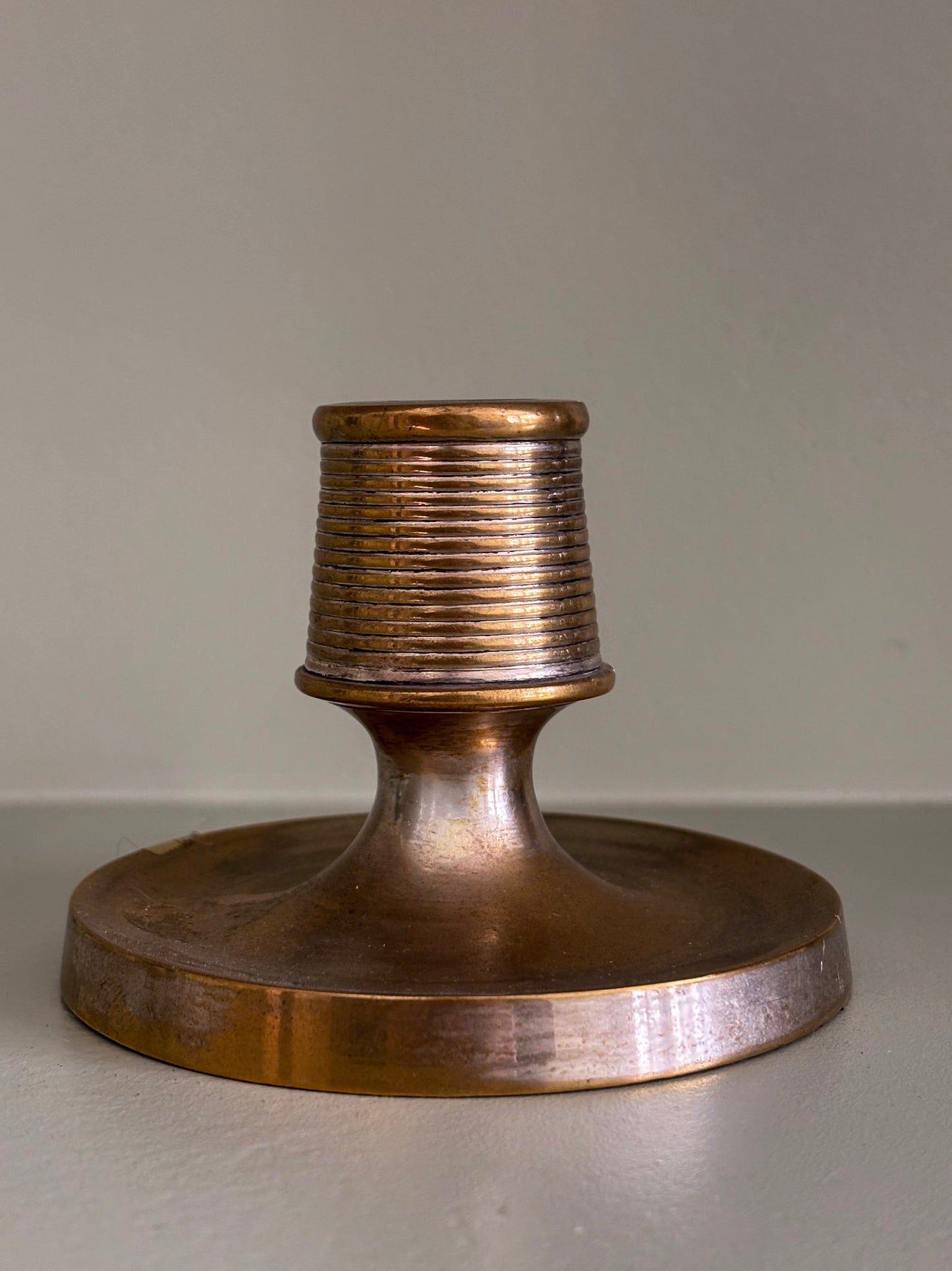 Brass Match Striker Candlestick