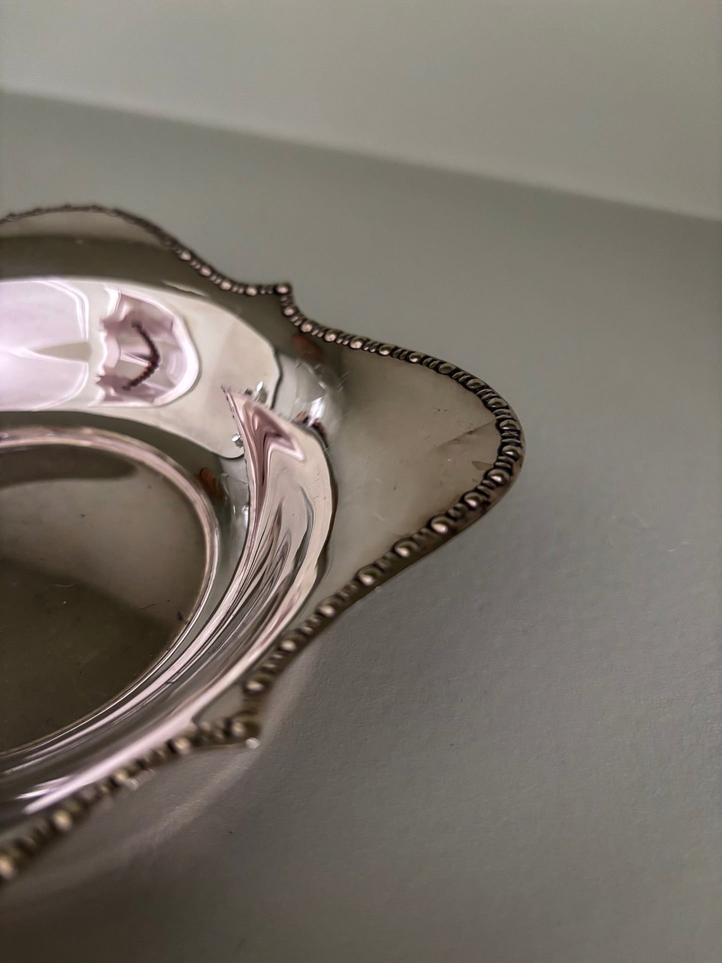 Silver Plated Trinket Dish or Candle Holder