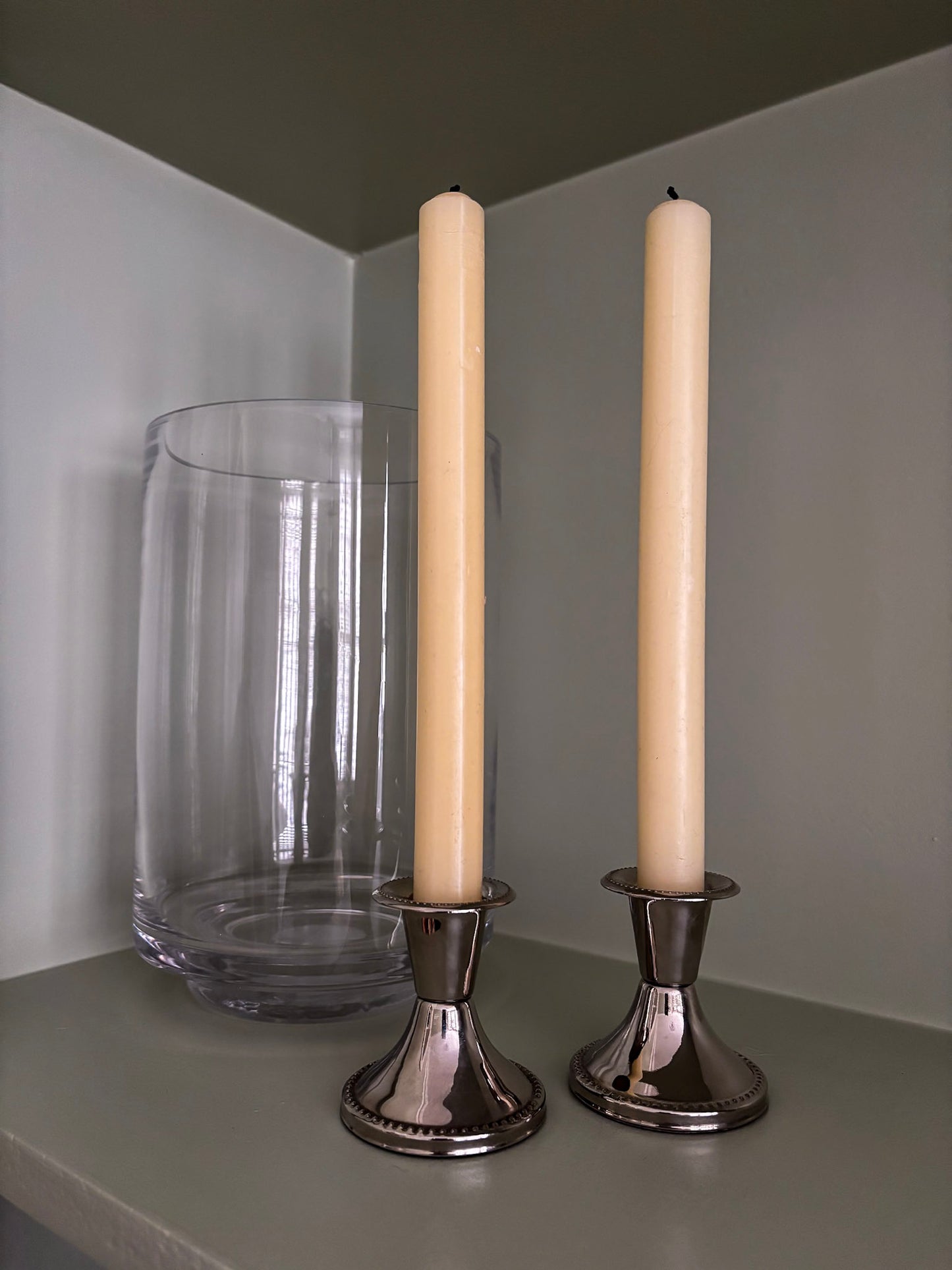 Silver Plated Candle Sticks