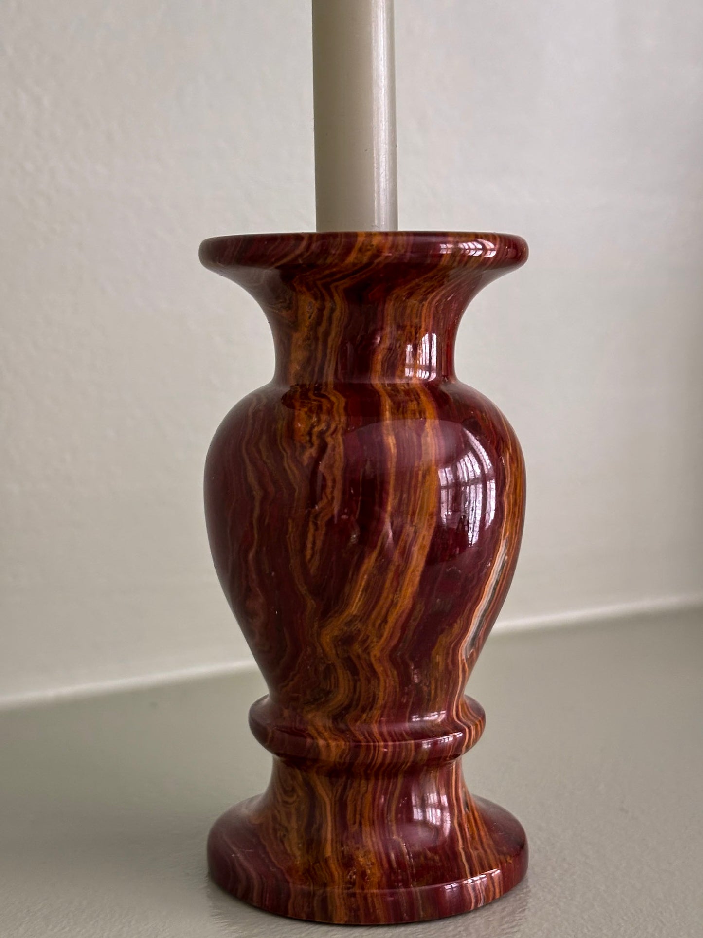 Onyx Candlestick Holder Vase