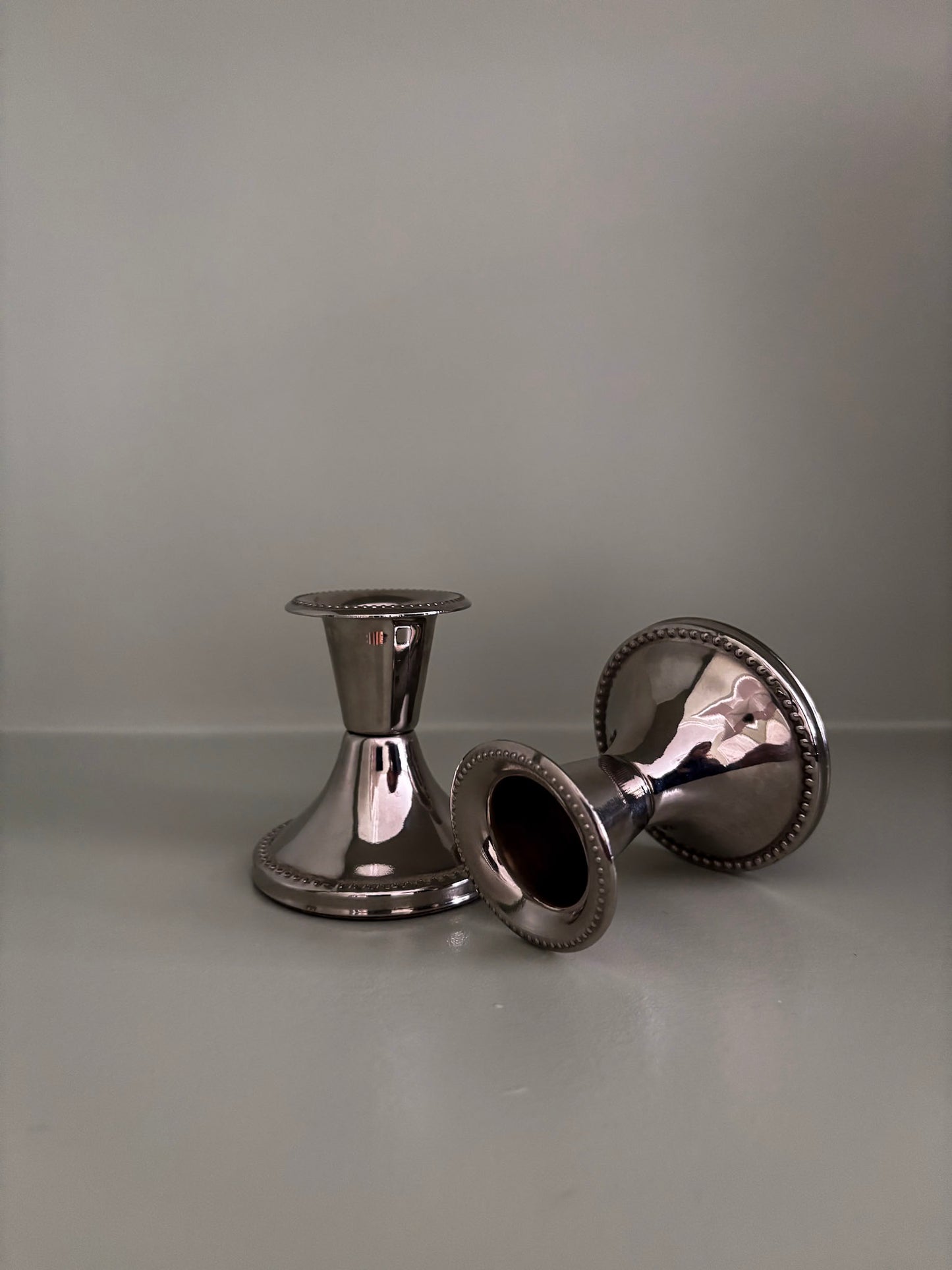 Silver Plated Candle Sticks