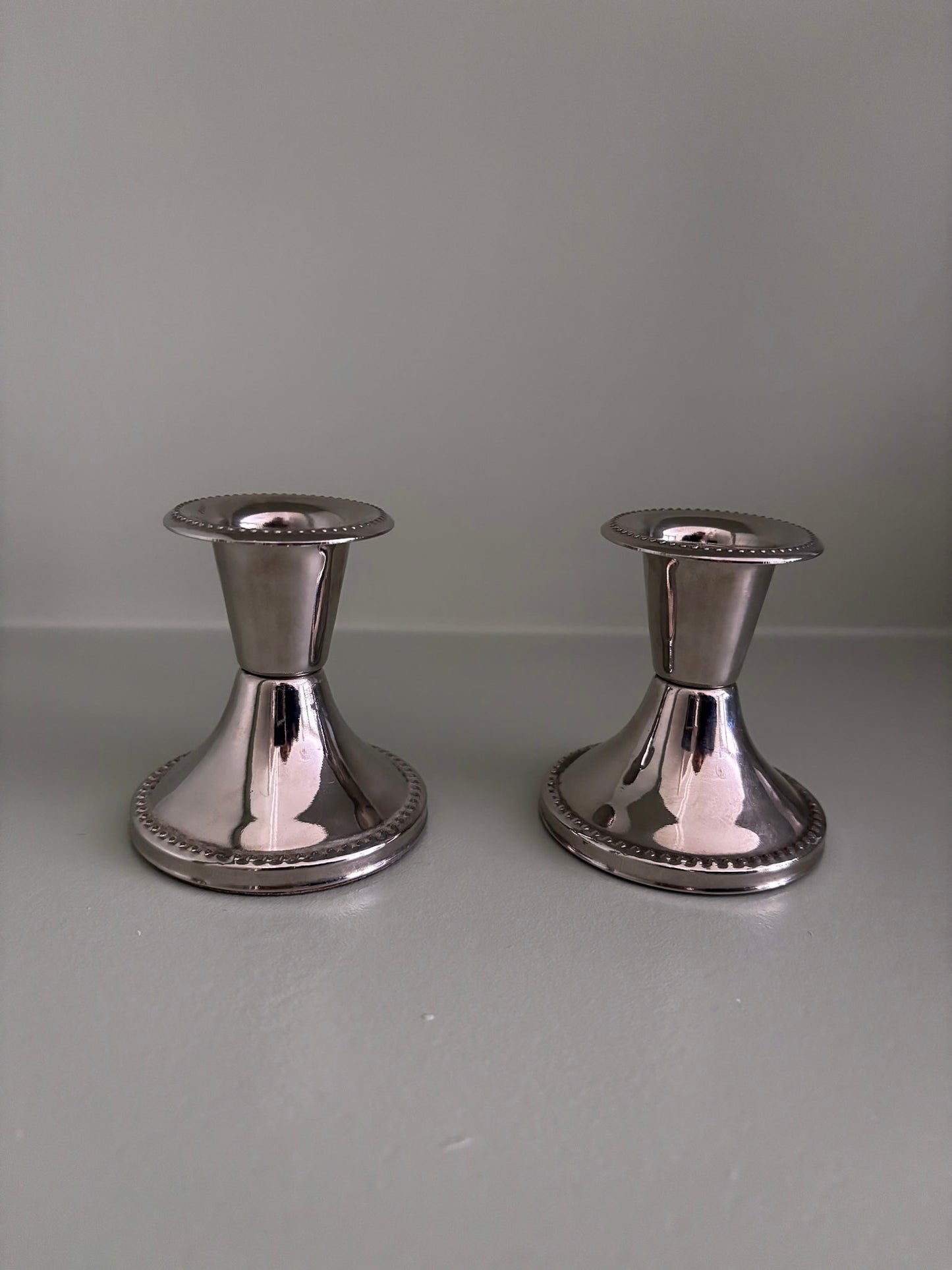 Silver Plated Candle Sticks