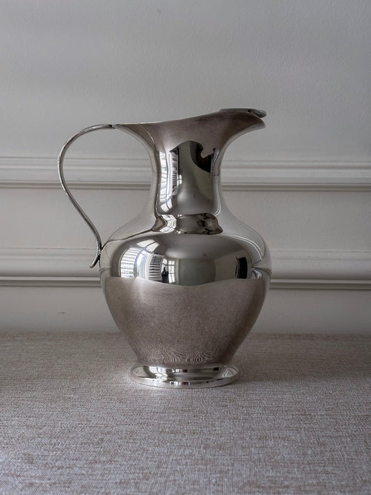Silver-Plated Sculptural Jug