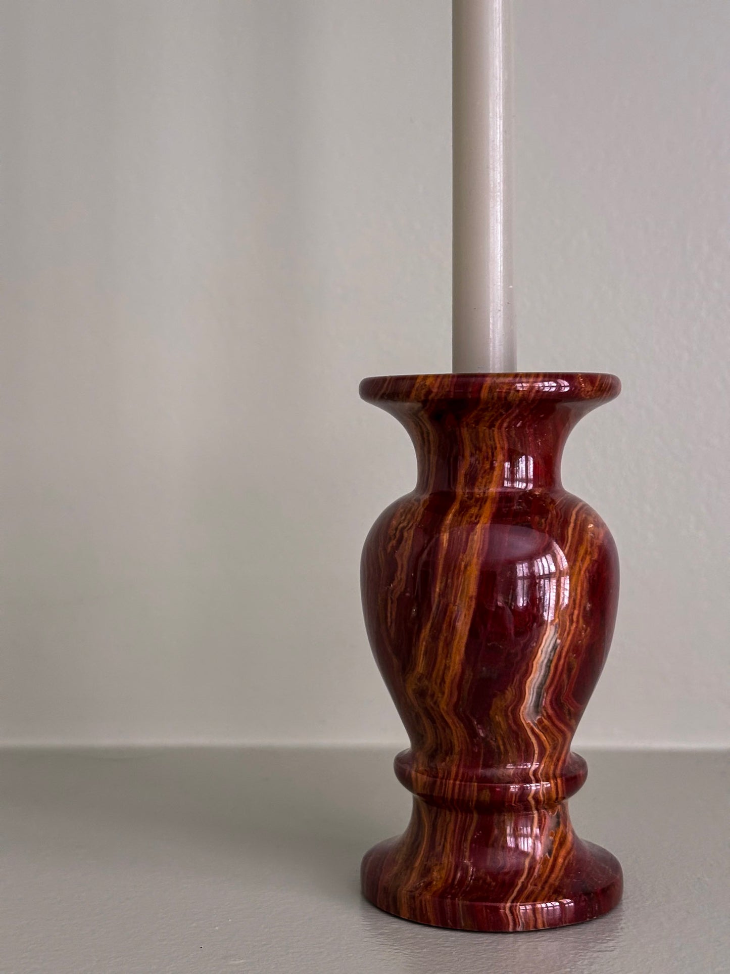 Onyx Candlestick Holder Vase