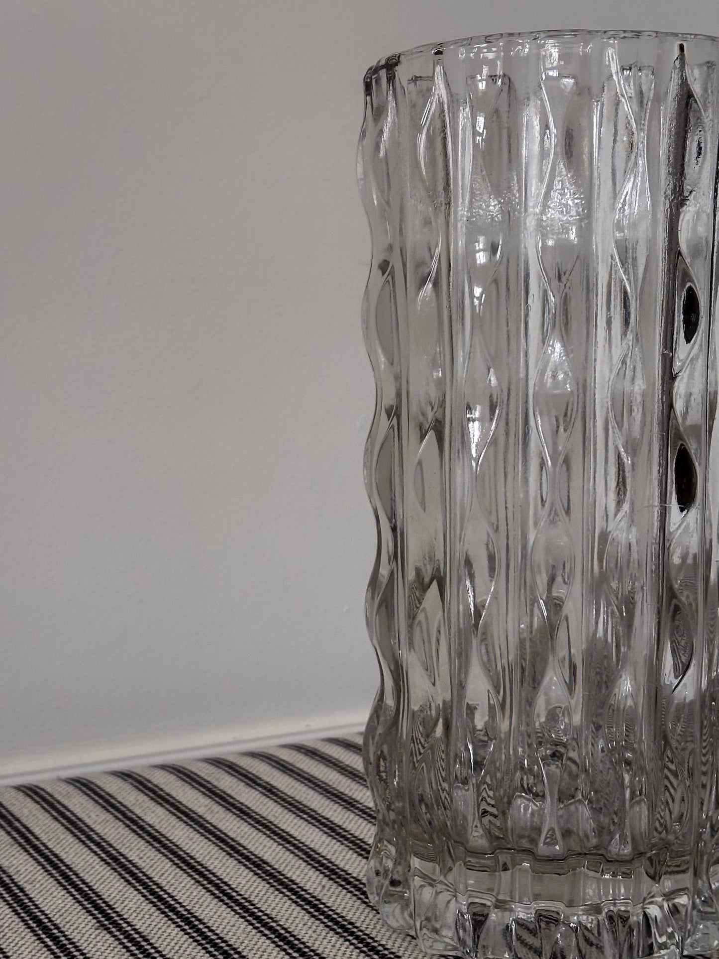 Mid Century Italian Art Glass Wave Vase