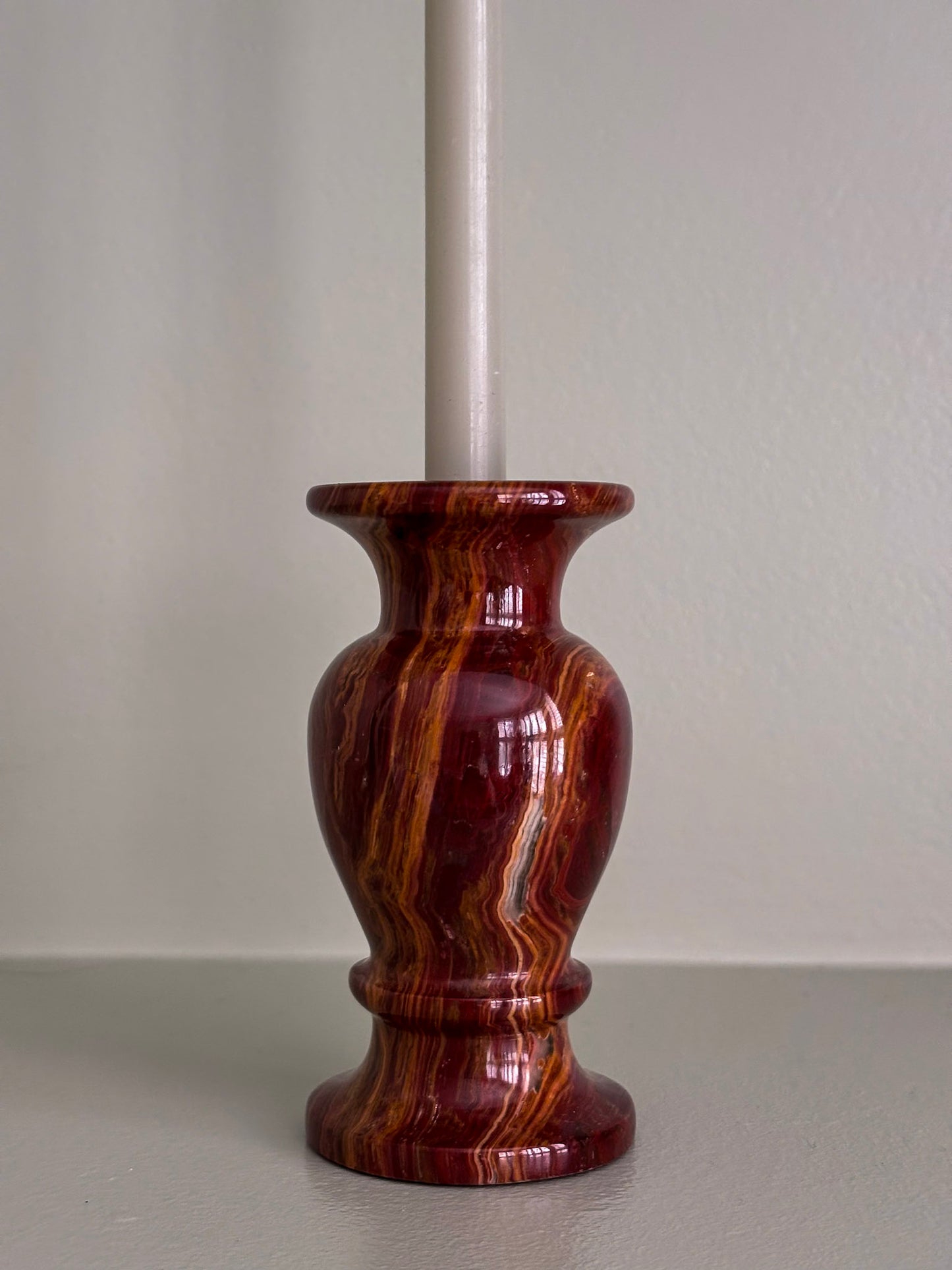 Onyx Candlestick Holder Vase