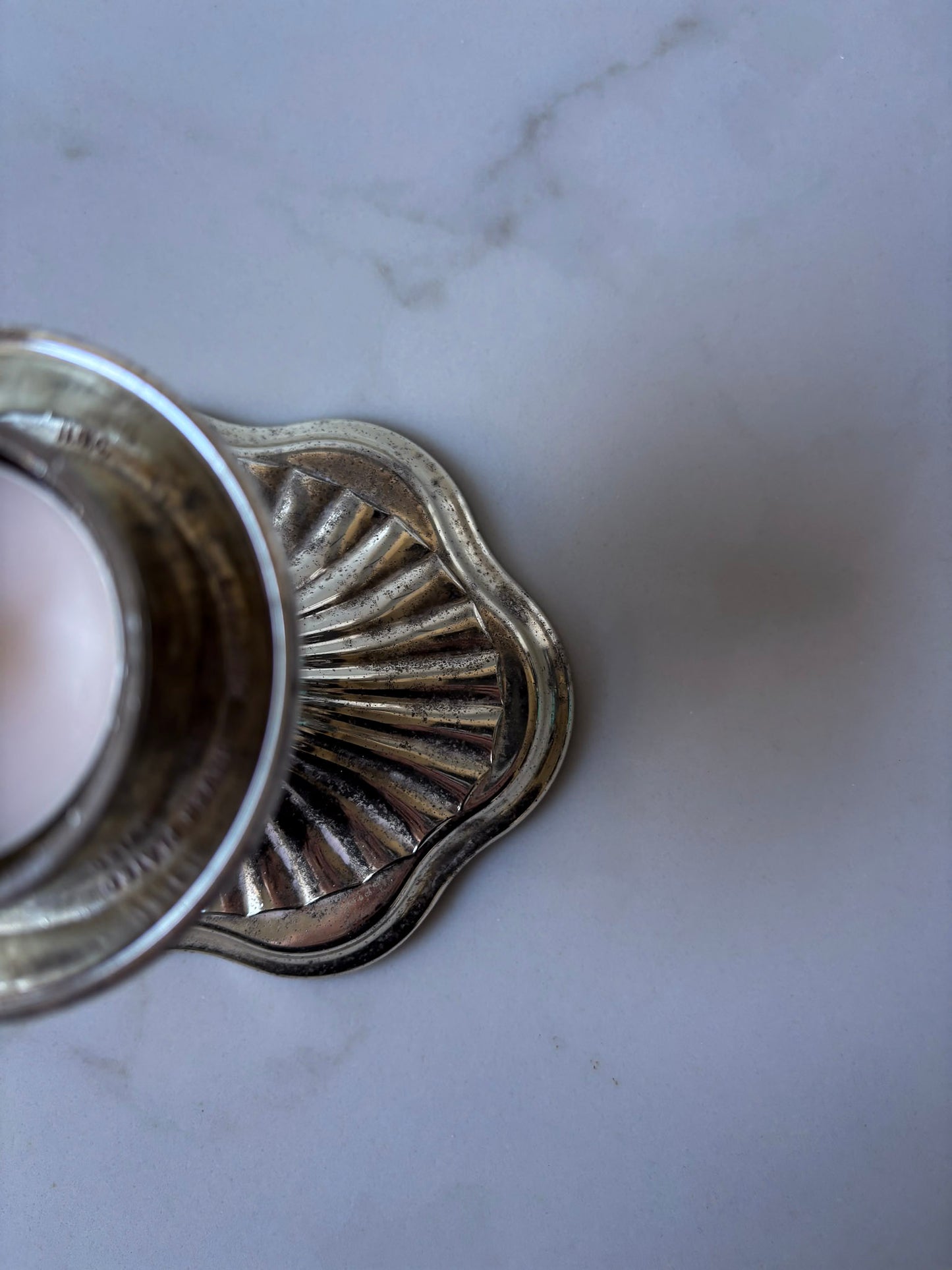 Silver-Plate Tea Light Holder