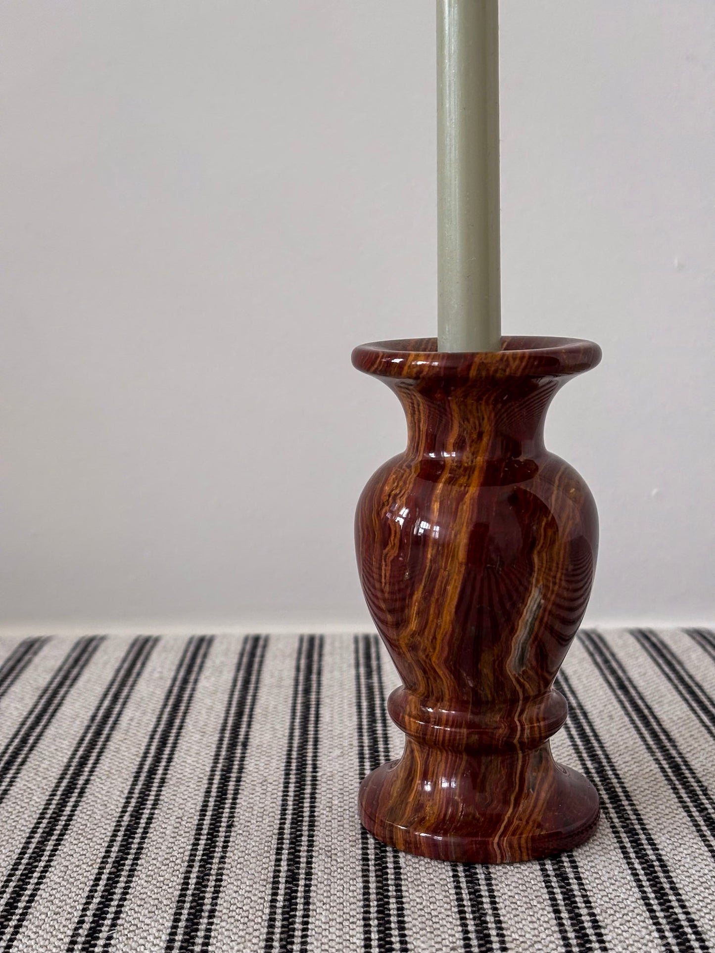 Onyx Candlestick Holder Vase