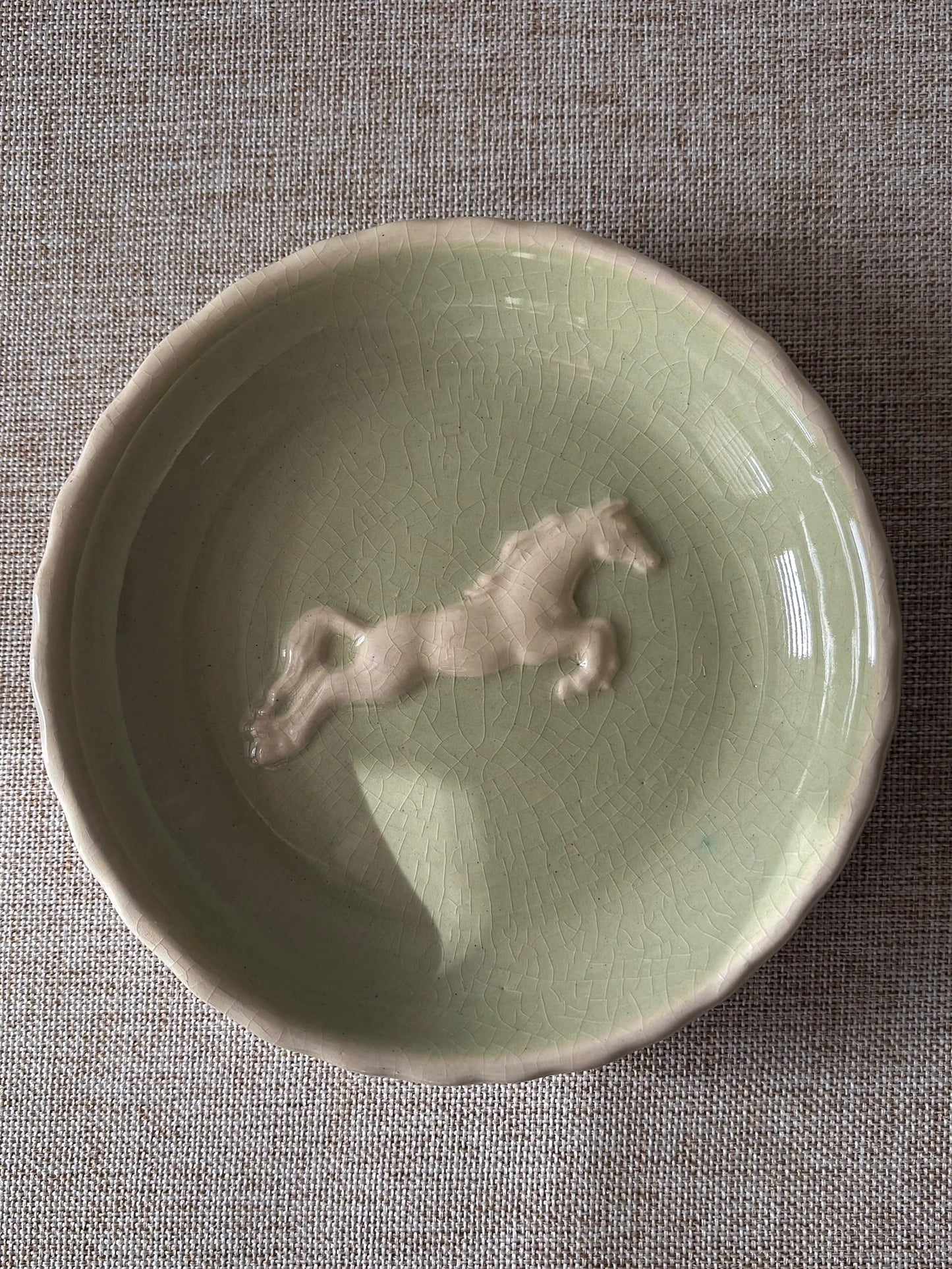 Horse Ceramic Trinket Dish