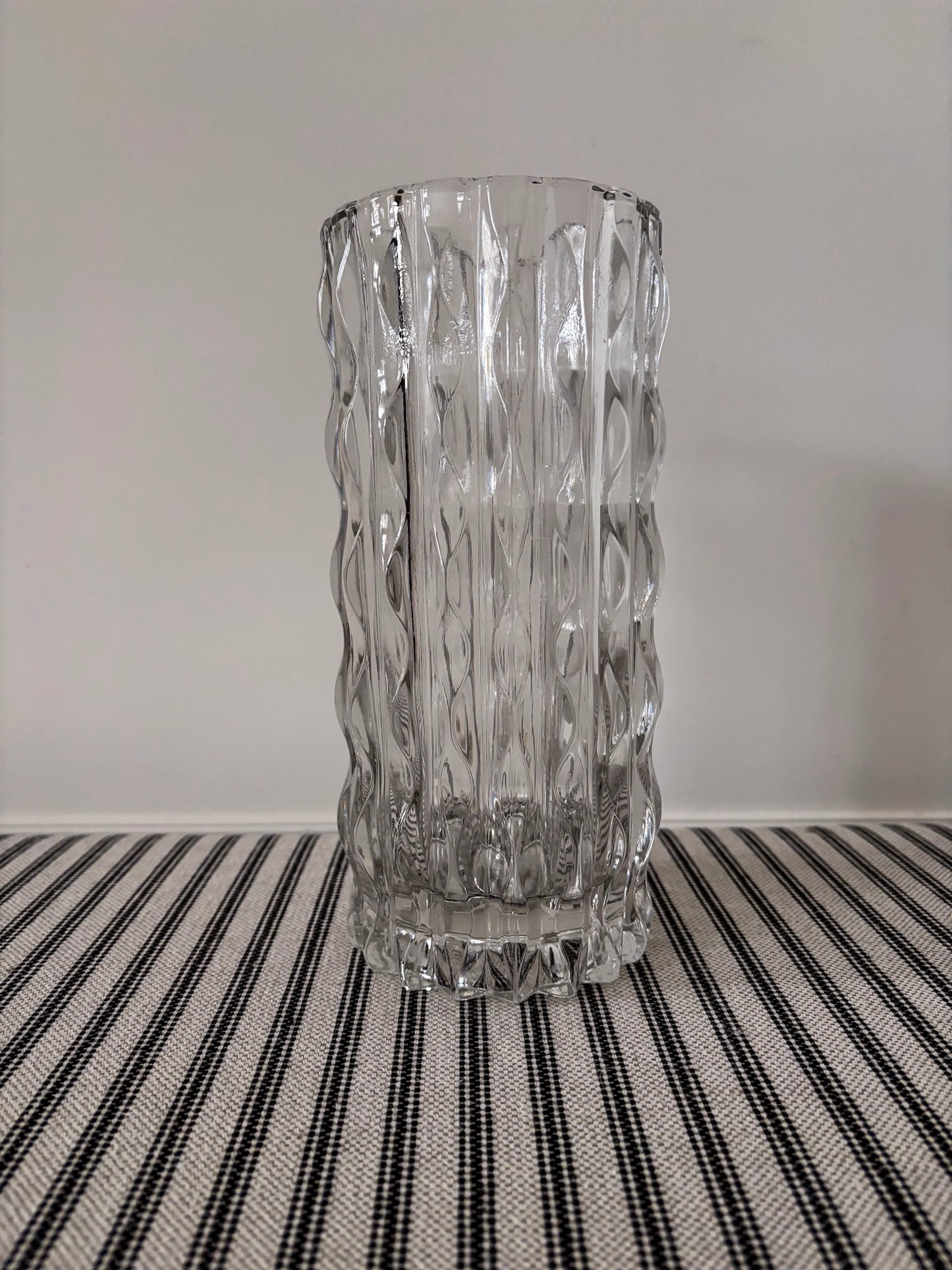 Mid Century Italian Art Glass Wave Vase