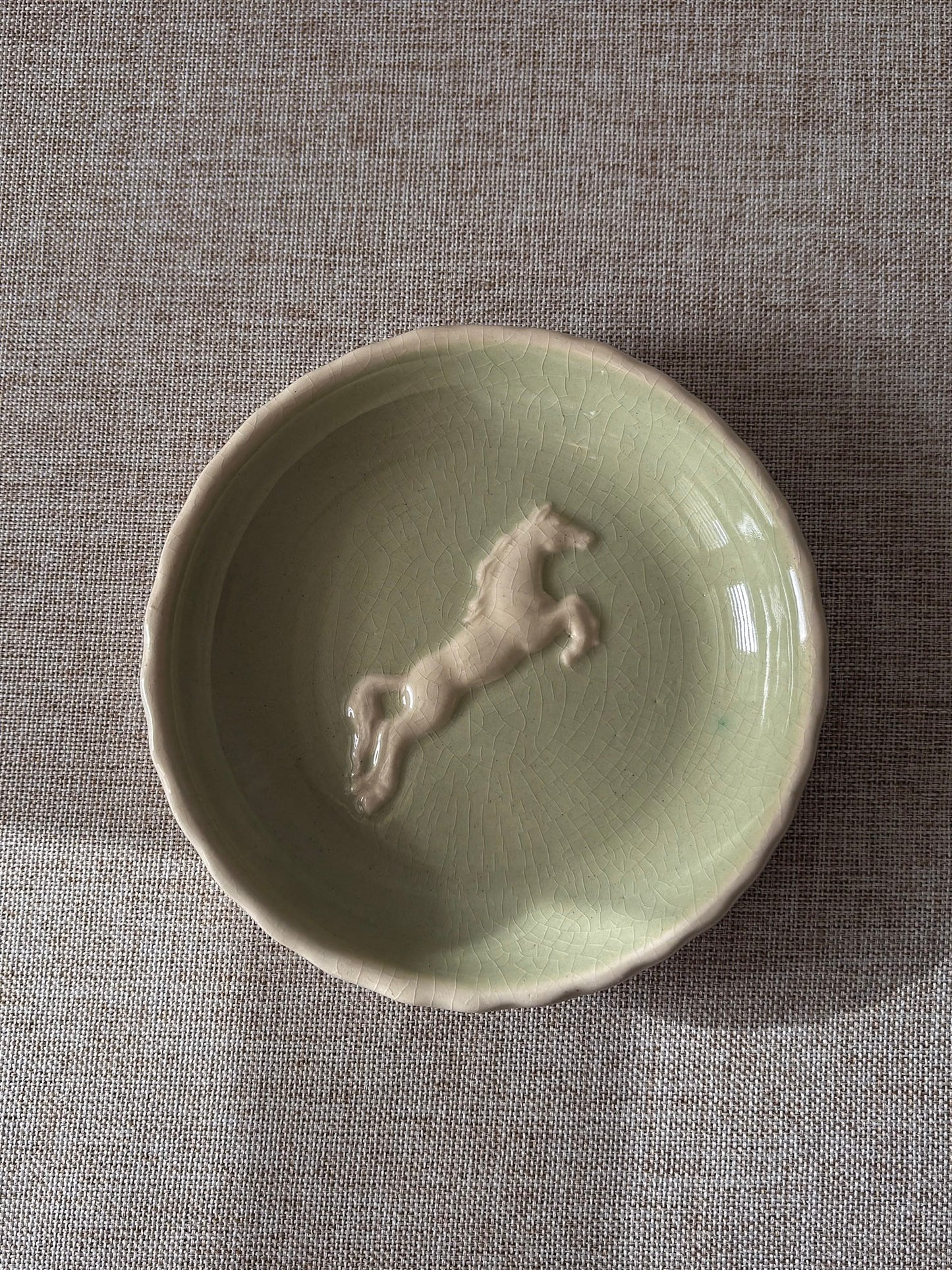 Horse Ceramic Trinket Dish