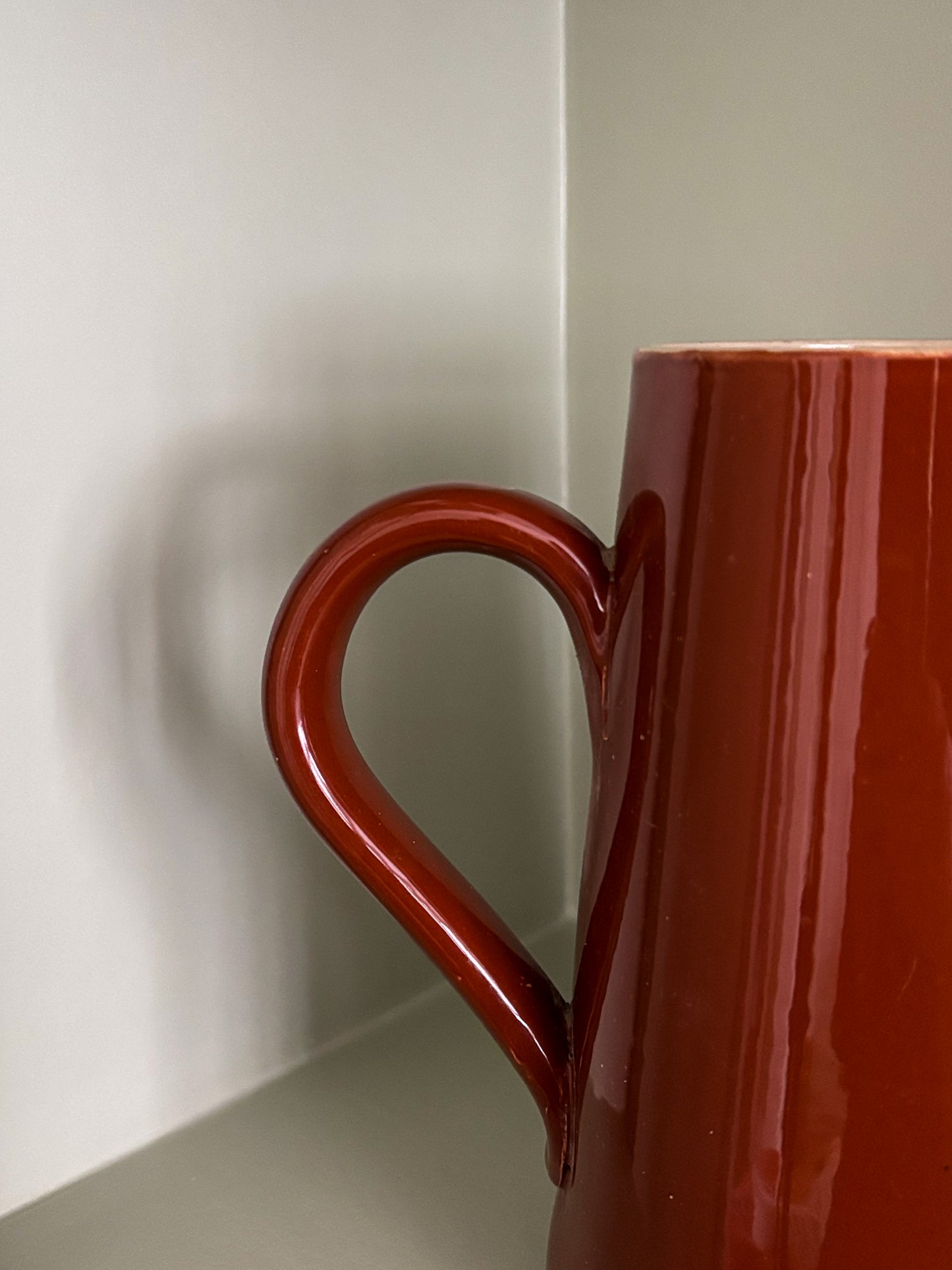 Lovatts Glazed Brown Pottery Jug